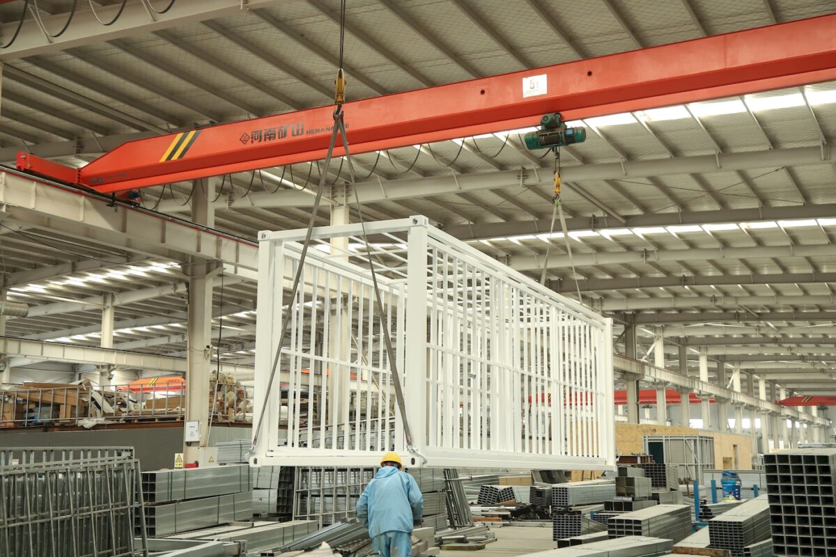Structural steel platform