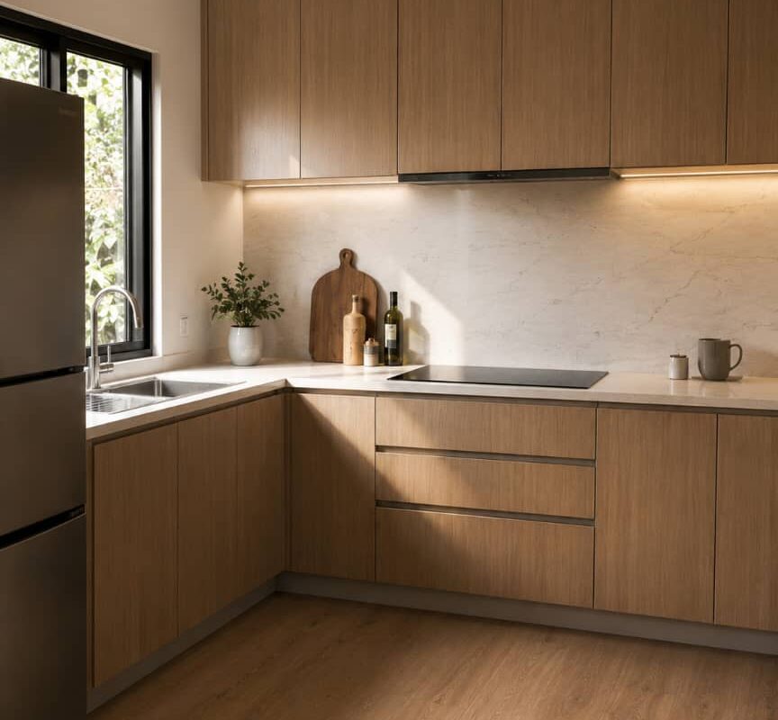 Soft-close residential cabinetry